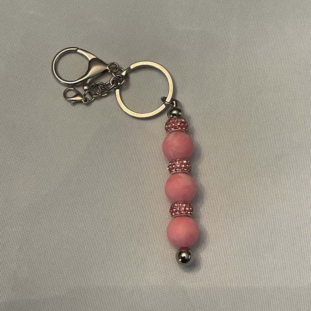 Beaded Key Ring - Picture 2 of 2